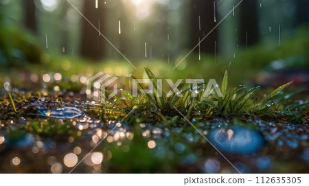 Fairy forest perfect for background in spring, summer, fall and winter Fairy forest perfect for background in spring, summer, fall and winter 112635305