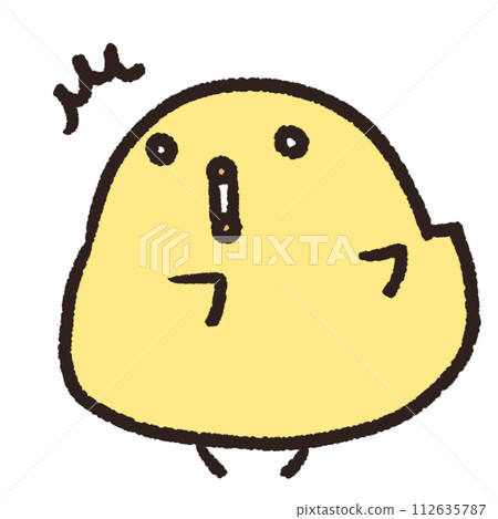 A little surprised chick A little surprised chick 112635787