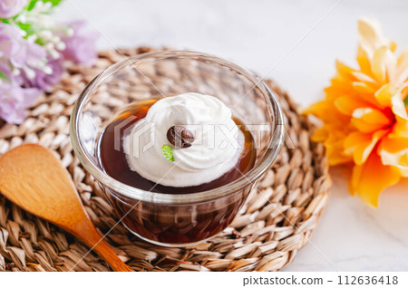 homemade coffee jelly homemade coffee jelly 112636418