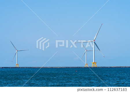 Offshore wind power generation Ishikari Bay New Port (port area) Offshore wind power generation Ishikari Bay New Port (port area) 112637183