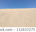 Sand dunes with beautiful wind ripples 112637275