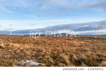 The Loughderryduff windfarm is producing between Ardara and Portnoo The Loughderryduff windfarm is producing between Ardara and Portnoo 112638412