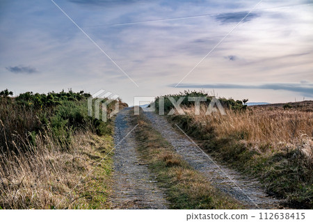 The bog road to the Loughderryduff windfarm is producing between Ardara and Portnoo The bog road to the Loughderryduff windfarm is producing between Ardara and Portnoo 112638415