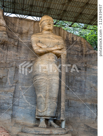 Gal Vihara Rock Temple in Polonnaruwa, Sri Lanka. Gal Vihara Rock Temple in Polonnaruwa, Sri Lanka. 112639497