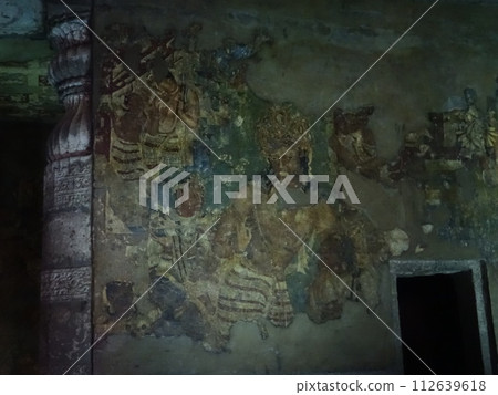 Ajanta Caves Temple Aurangabad India Ajanta Caves Temple Aurangabad India 112639618