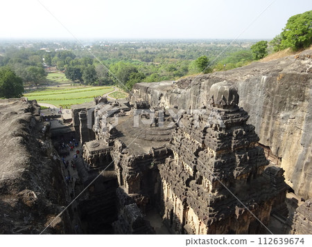 Kailasanatha Temple, Ellora Cave Temple, a World Heritage Site Kailasanatha Temple, Ellora Cave Temple, a World Heritage Site 112639674
