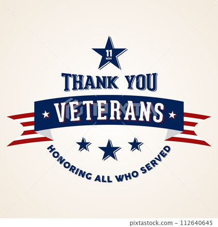 Thank You Veterans - Honoring all who served 112640645