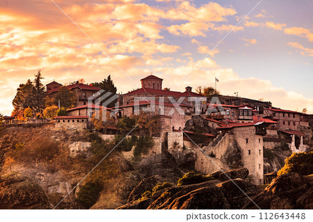 Great Meteoron monastery in Meteora, Greece Great Meteoron monastery in Meteora, Greece 112643448