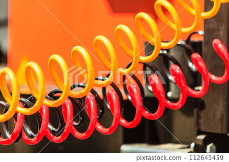 Air connections hoses of machinery 112643459