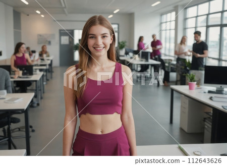AI-generated content. Active Lifestyle Office Woman AI-generated content. Active Lifestyle Office Woman 112643626