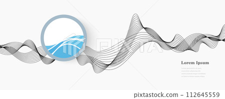 geometry abstract gene wave science water background geometry abstract gene wave science water background 112645559