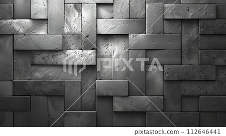 Monochrome chevron abstract texture 112646441