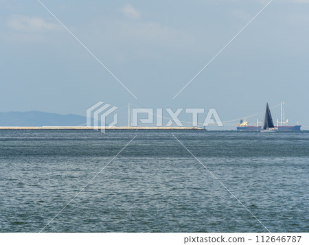 Seascape seen from Osaka Port Seascape seen from Osaka Port 112646787