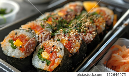 Assorted yukke gimbap to take home 112646975