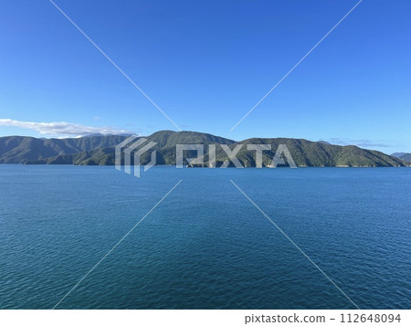 Views on the ferry from Picton (South Island) to Wellington (North Island) (New Zealand) Views on the ferry from Picton (South Island) to Wellington (North Island) (New Zealand) 112648094