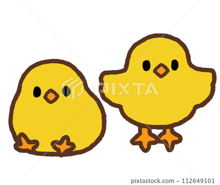 Yellow chick Yellow chick 112649101