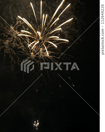 Fireworks display at Shinmaiko Beach in Chita City 112649226