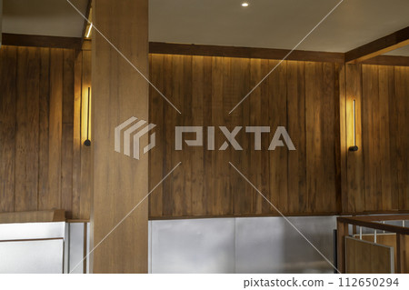 Renovation wooden house to coffee shop 112650294