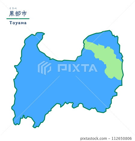 富山縣黑部市町村地圖 富山縣黑部市町村地圖 112650806