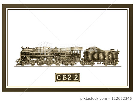 鉛筆畫 SL C622 棕褐色風格 112652346