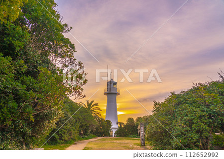 Cape Ashizuri, Kochi Prefecture, Asahi, lighthouse on the cape Cape Ashizuri, Kochi Prefecture, Asahi, lighthouse on the cape 112652992