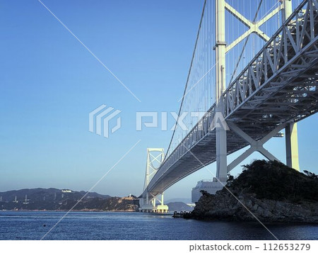 Ordinary view of Onaruto Bridge 112653279