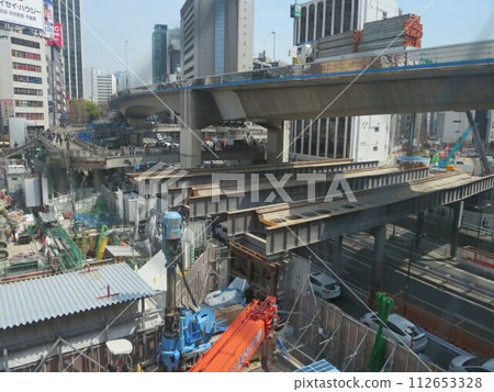 東急東橫線澀谷站拆除工作正在進行 2018.10.4 112653328