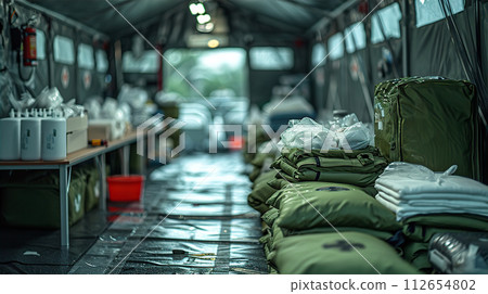 Disaster medical support base, evacuation center, DMAT, disaster base hospital 112654802