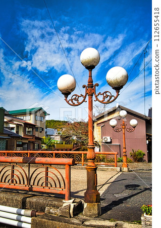 充滿大正浪漫氣息的日本古街景 充滿大正浪漫氣息的日本古街景 112655418