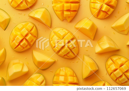 Fresh Fruit background from top view 112657069