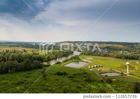 The famous Shishkin ponds in Yelabuga. Tatarstan The famous Shishkin ponds in Yelabuga. Tatarstan 112657239