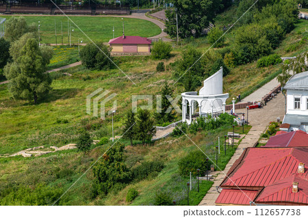 Yelabuga city from a bird's eye view 112657738