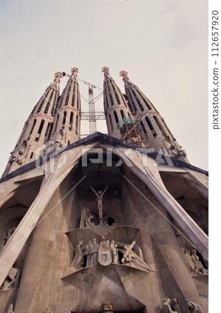 Unfinished World Heritage Site, Spain, Church of the Holy Family of Redemption, Sagrada Familia 112657920