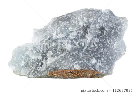 specimen of natural raw jadeite mineral cutout 112657955