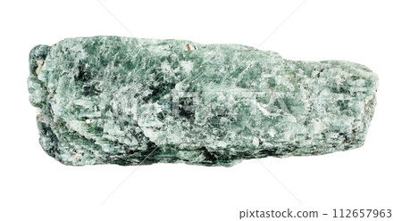 natural raw green kyanite mineral cutout natural raw green kyanite mineral cutout 112657963