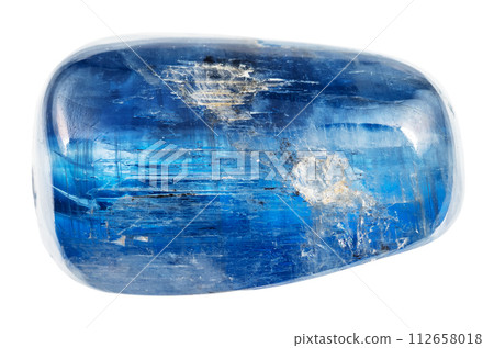 rolled transparent blue kyanite crystal cutout rolled transparent blue kyanite crystal cutout 112658018