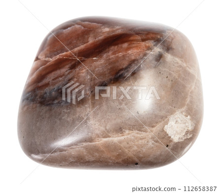 specimen of natural tumbled nepheline rock cutout specimen of natural tumbled nepheline rock cutout 112658387