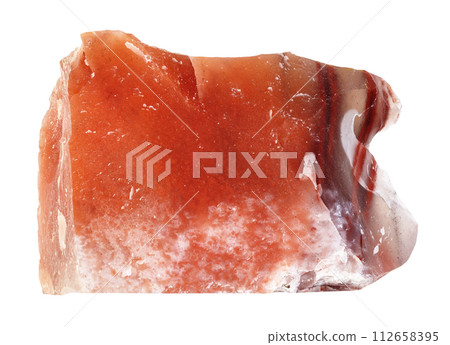 natural raw carnelian chalcedony mineral cutout natural raw carnelian chalcedony mineral cutout 112658395