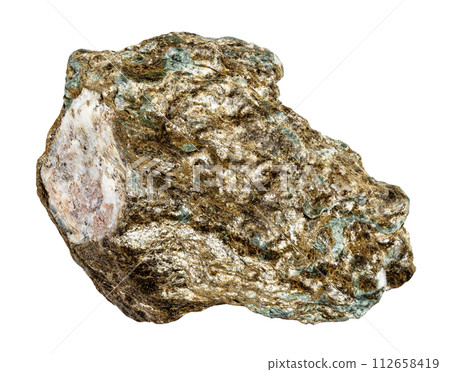 specimen of natural raw lobanovite mineral cutout specimen of natural raw lobanovite mineral cutout 112658419