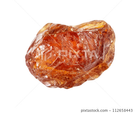 natural rough hessonite grossular crystal cutout natural rough hessonite grossular crystal cutout 112658443