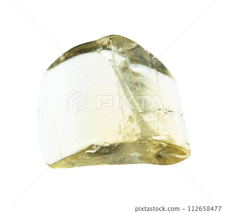 tumbled heliodor yellow beryl crystal cutout tumbled heliodor yellow beryl crystal cutout 112658477