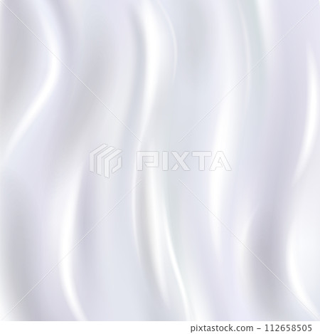 White flowing liquid waves. Realistic milk or cream White flowing liquid waves. Realistic milk or cream 112658505