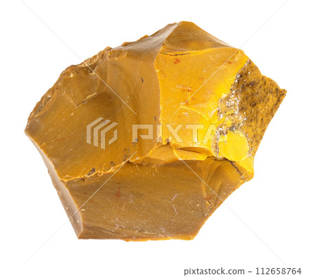 natural raw yellow mookaite mineral cutout natural raw yellow mookaite mineral cutout 112658764