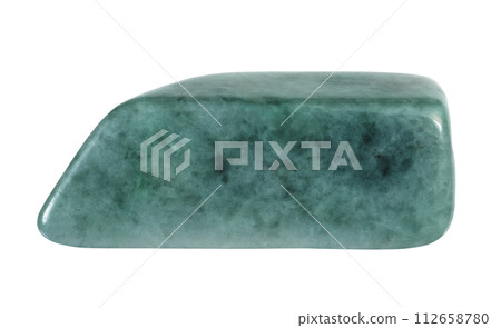 natural polished jadeite mineral cutout natural polished jadeite mineral cutout 112658780