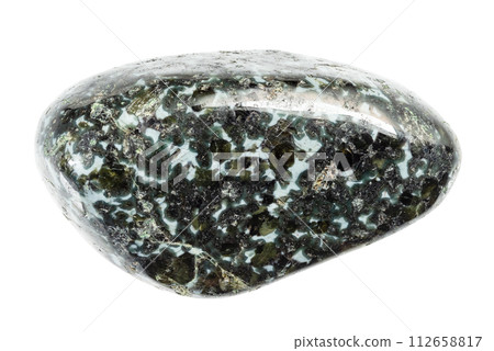 natural tumbled gabbro norite rock cutout natural tumbled gabbro norite rock cutout 112658817