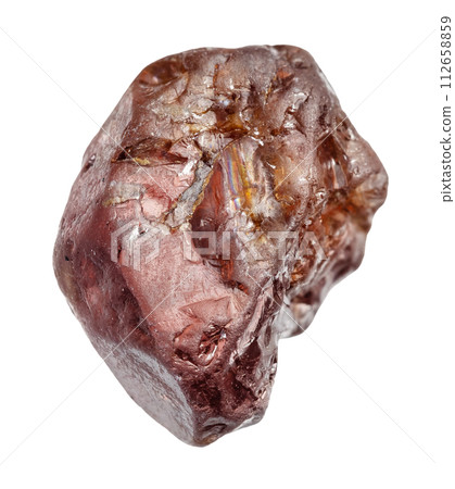 natural rough hyacinth zircon crystal cutout natural rough hyacinth zircon crystal cutout 112658859