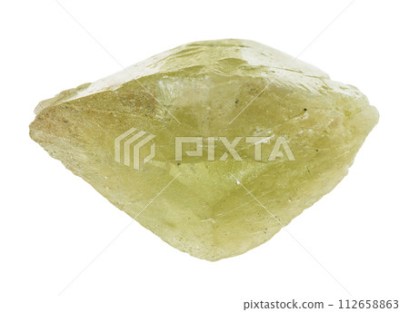 natural raw twinned sphene crystal cutout natural raw twinned sphene crystal cutout 112658863