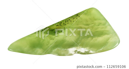 natural polished vesuvianite mineral cutout 112659106