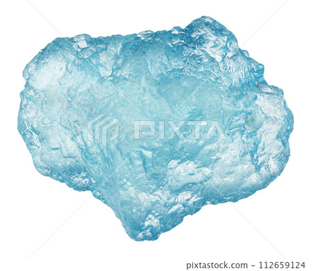 specimen of natural raw aquamarine mineral cutout specimen of natural raw aquamarine mineral cutout 112659124