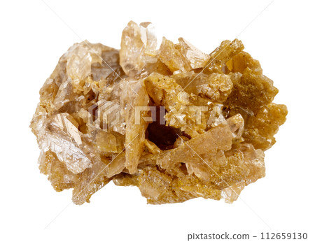 specimen of natural raw cerussite rock cutout specimen of natural raw cerussite rock cutout 112659130